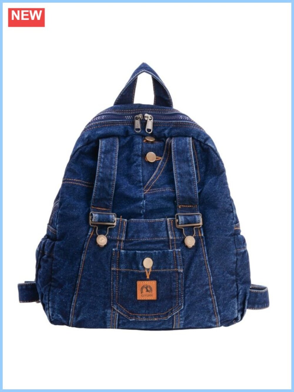 Vintage Canvas Daypack Backpack - Y2K Cute Aesthetic Bookbag